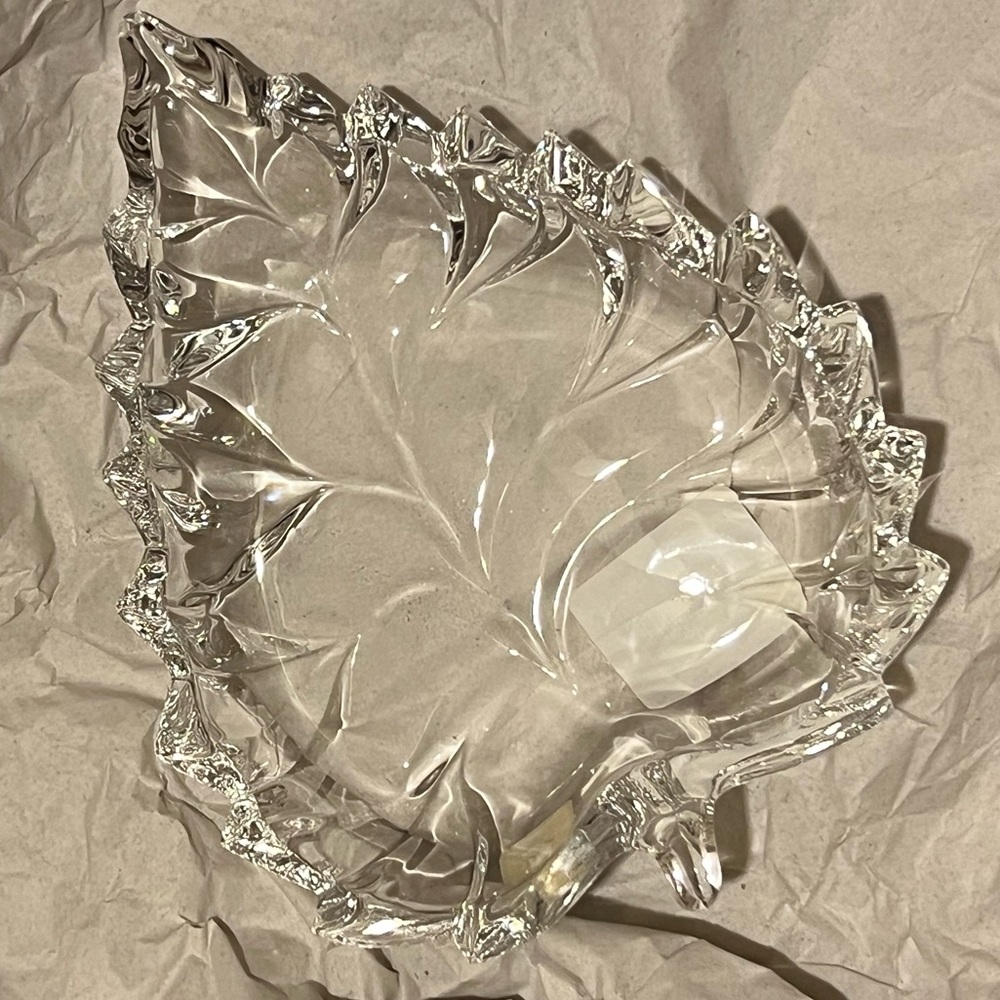 Waterford Marquis Crystal Aspen Leaf Dish